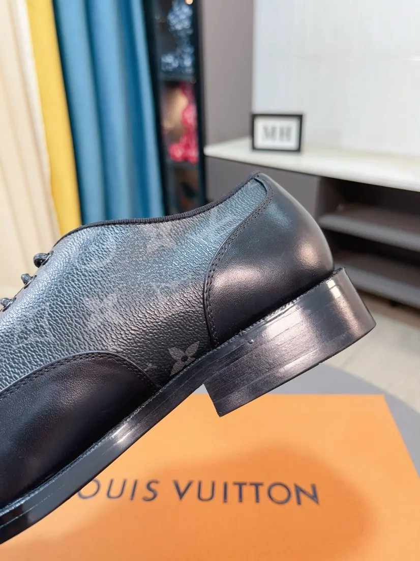 Men's shoes 💰540🌹🌹 [LV] Louis Vuitton's popular casual leather shoes 🎖Fashionable and elegant 🎖🎖Material: Original imported cowhide open edge beads, washed cowhide leather lining, original molded rubber outsole, high-end and classy, ​​elegant quality, instantly transforming into a handsome man ❤❤Standard\nNumber of sizes: 39-44, 38 45 46 customized